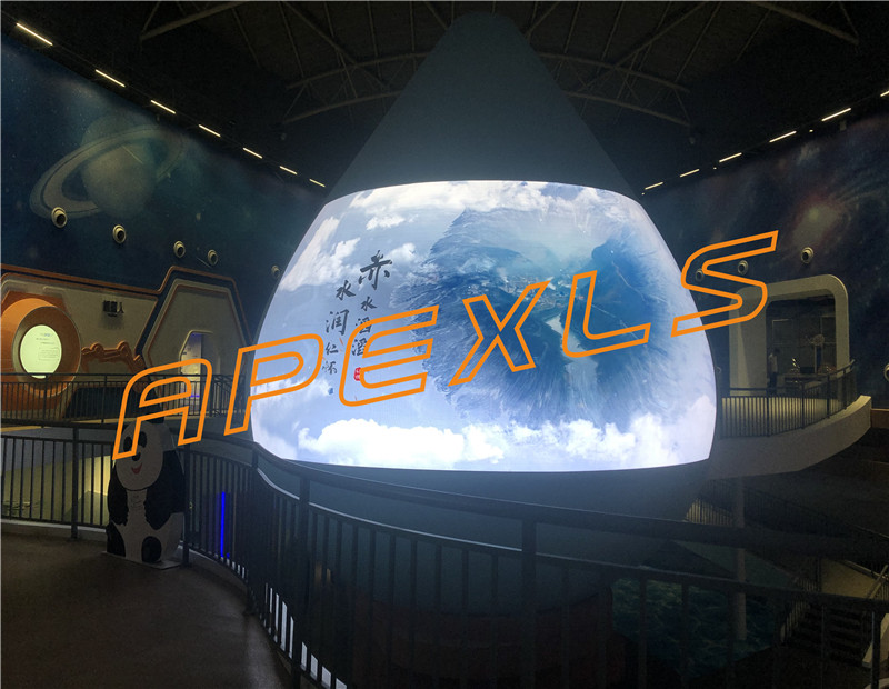 貴州懷仁科技館P4創意LED水滴屏