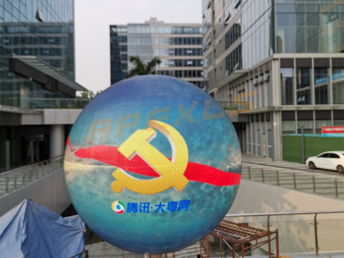 廣州直徑3米戶外創意LED圓球屏