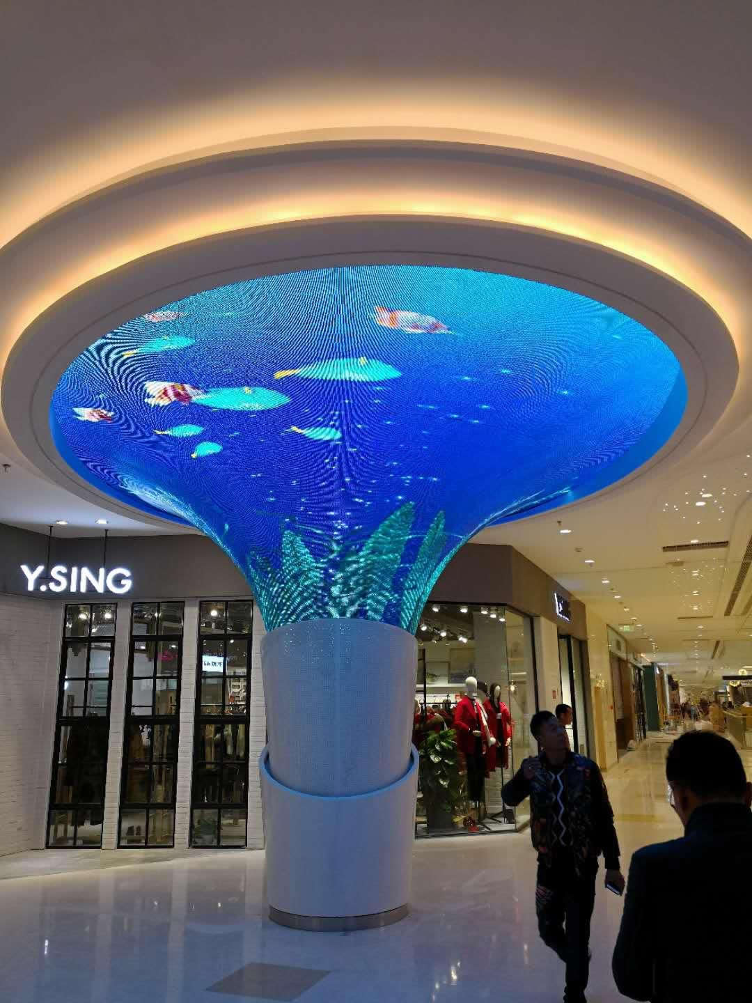 成都吾悅廣場(chǎng)P6MM LED喇叭屏