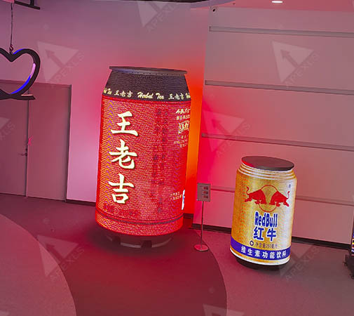易拉罐創(chuàng)意顯示屏